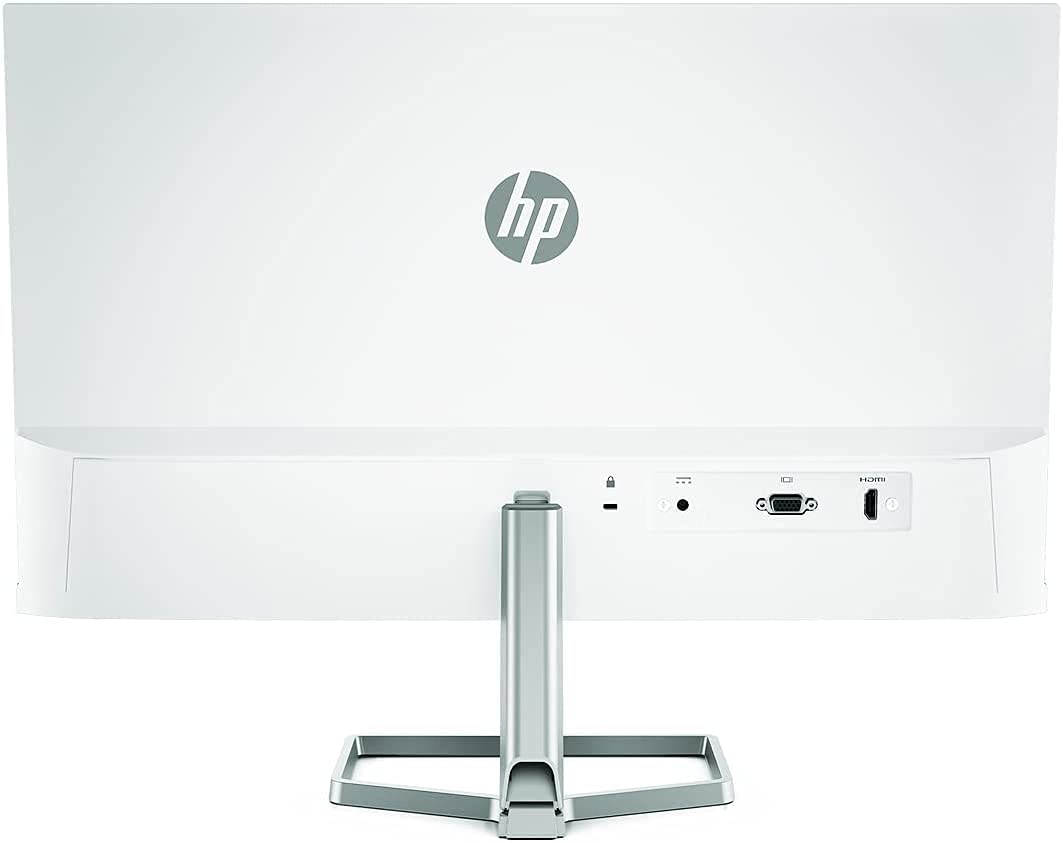 Hp M24Fw 24 Inch Fhd (1920 X 1080) 75Hz Anti-Glare Monitor, On-Screen Controls, Amd Freesync, Low Blue Light Mode, White
