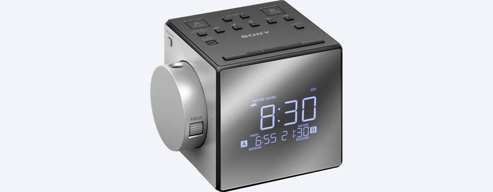 Sony Icfc1Pj Clock Radio With Time Projector (1.57 Inch Speaker)