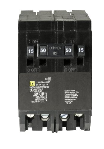 Square D   Homt1515250Cp Circuit Breaker, Black