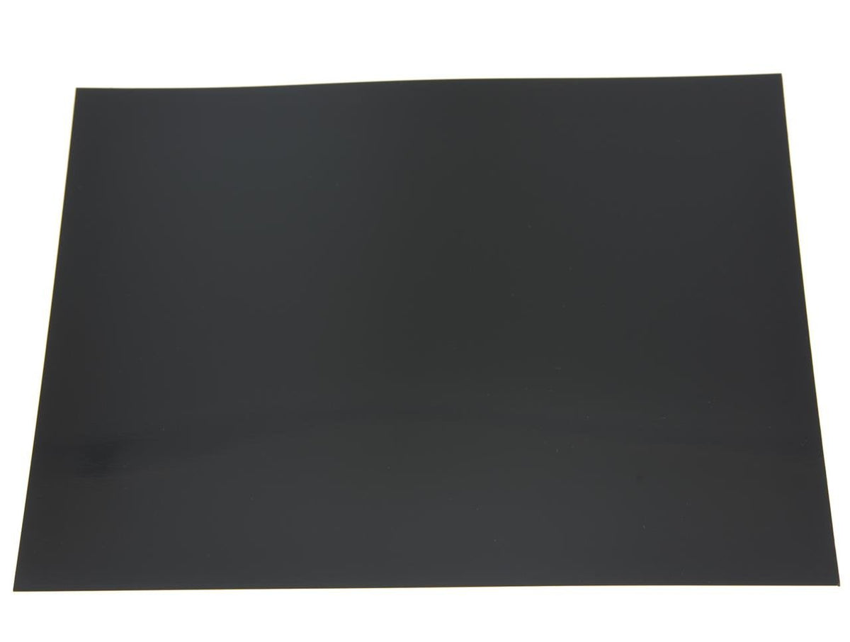 Kaish 25X20Cm Acoustic Guitar Self Adhesive Scratch Plate Sheet Pickguard Material Sheet Black