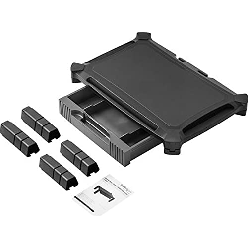 Startech.Com Adjustable Monitor Riser   Large   Drawer   Monitors Up To 32        Adjustable Height   Desk Monitor Stand (Monsta