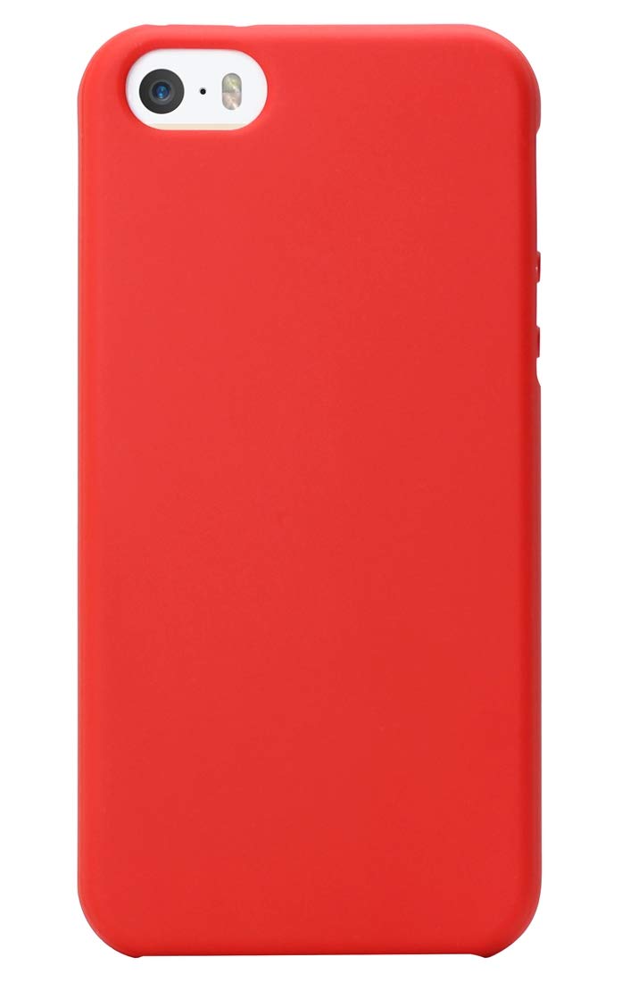 Mundulea Compatible Iphone Se (2016 Edition)/Iphone 5/Iphone 5S Case,Shockproof Tpu Ptotective Cover Compatible Iphone 5S (Red)