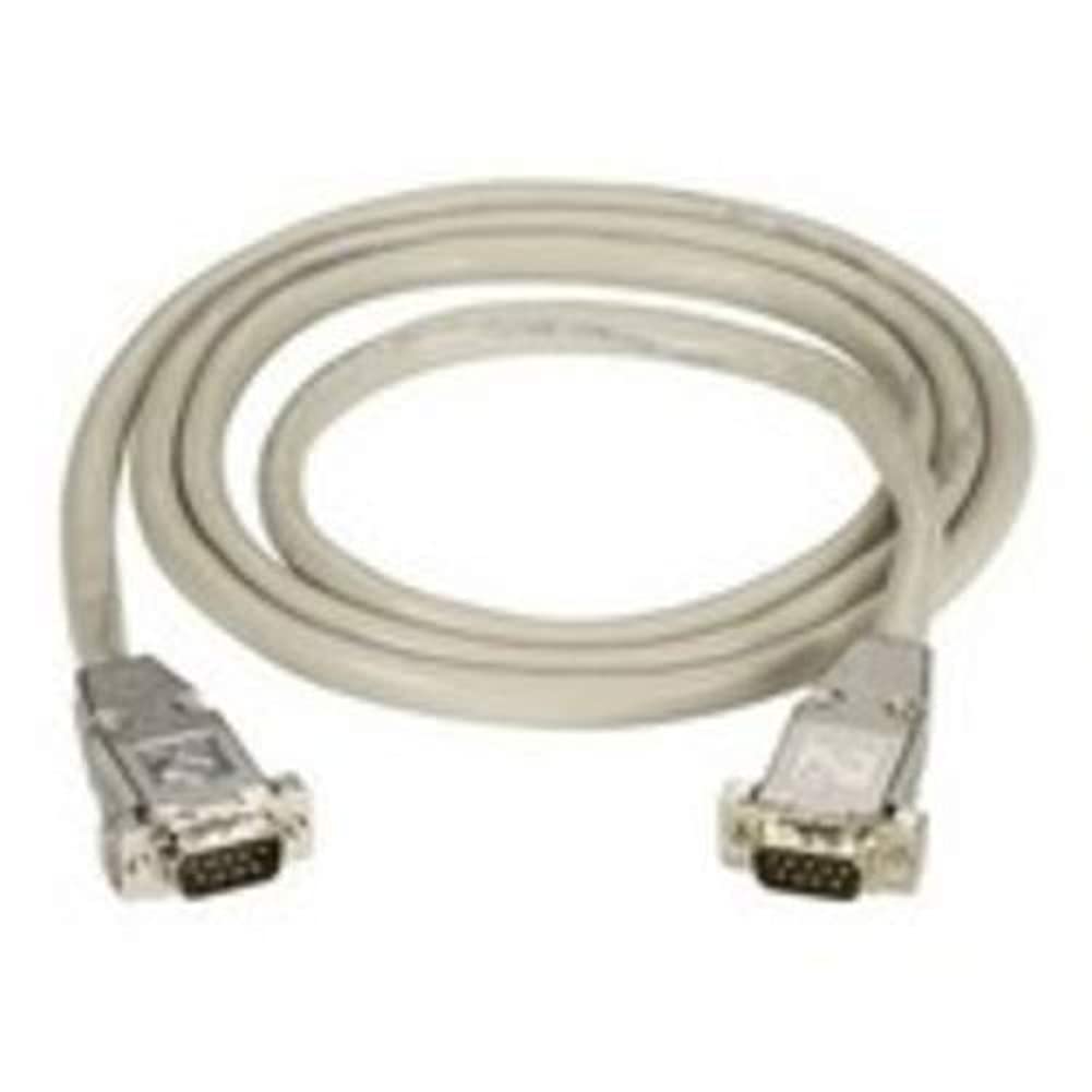 Rs232 Shielded Cable - Metal Hood, Db9 Male/Male, 50-Ft. (15.2-M)