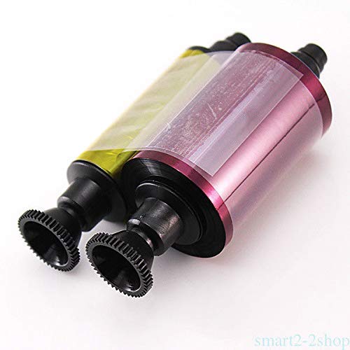 R3011 Ymcko Ribbon For Evolis Pebble Dualys 3 Securion Card Printers, 200 Images Compatible