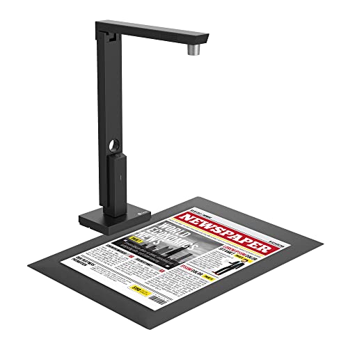 Czur Lens800 Pro Portable Document Scanner, 8Mp Document Camera, Capture Size A4, 1S/Page Fast Scan Speeds, Easy To Use, Usb Pow