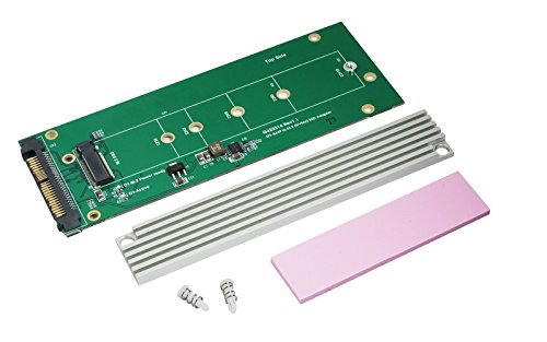 Micro SATA Cables | U.2 SFF-8639 to M.2 M Keyed NVME SSD Adapter with Heat Sink