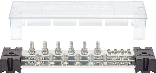 Blue Sea Systems Powerbar 1000 Stud With Cover, 12 X 3/8''