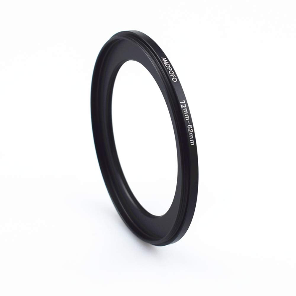 72 To 62Mm Metal Ring/72Mm To 62Mm Step Down Rings Filter Adapter For Uv,Nd,Cpl,Metal Step Down Rings,Compatible With All 72Mm Camera Lenses & 62Mm Accessories