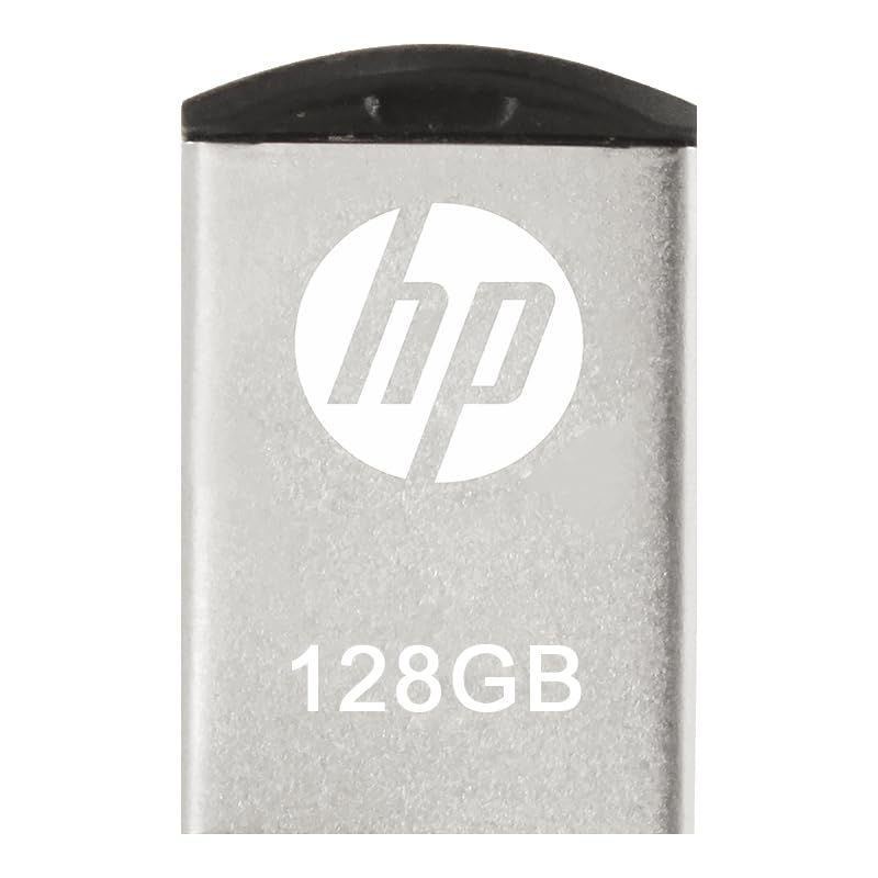 Hp V222W 128Gb Usb 2.0 Pen Drive (Silver)