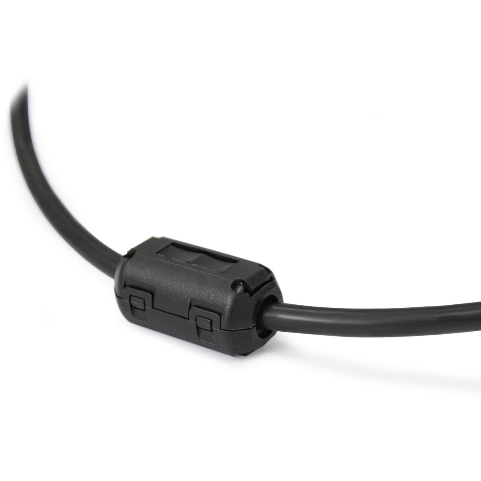 Tojoin 20Pcs Ferrite Bead Clip On Ferrite Core Rfi Emi Noise Suppressor Ferrite Rings Cable Clip For Phone, Tv, Speaker, Usb Rad