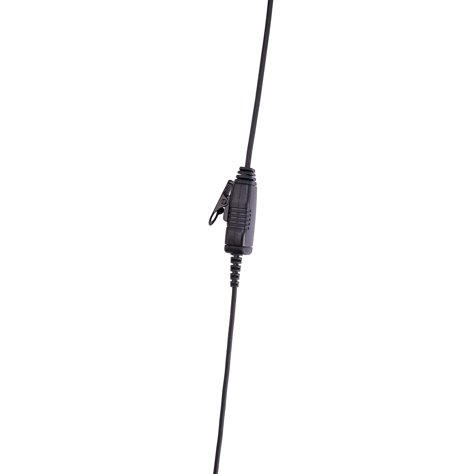 Pofenal Xpr3300E Xpr3500E Single Wire Walkie Talkie Earpiece Compatible For Xpr3500 Xpr3000 Xpr3300 With Ptt Mic Tansparent Air