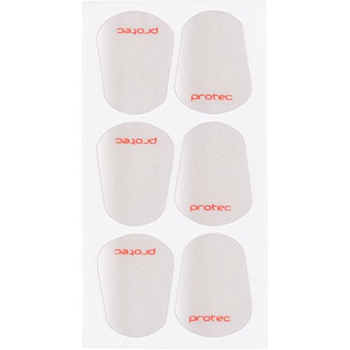 Protec Woodwind Mouthpiece Cushions, 6 Pack, Size Large, Thin (.4Mm), Clear, Model Mcl4C