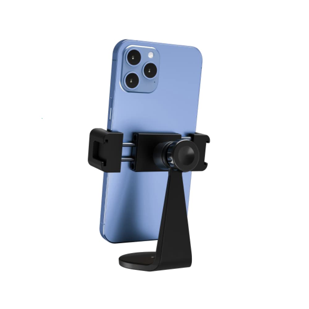 Pivo Smart Mount Adjustable 360 Vertical And Horizontal Smartphone Aluminum Holder Stand With Universal Clamp Adapter  Inch Thre