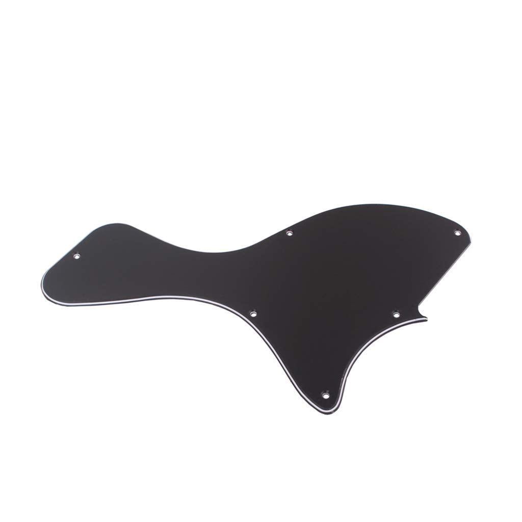 Alnicov Black Les Paul Junior Pickguard For Gibson Les Paul Lp Gtuitar