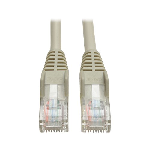 Tripp Lite Cat5E 350Mhz Snagless Molded Patch Cable (Rj45 M/M)   Gray, 15 Ft.(N001 015 Gy)