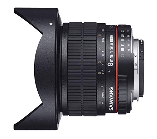 Samyang Syhd8M-C 8Mm F/3.5 Hd Lens With Removable Hood For Canon