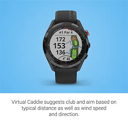 Garmin 010 02200 00 Approach S62, Premium Golf Gps Watch, Built In Virtual Caddie, Mapping And Full Color Screen, Black