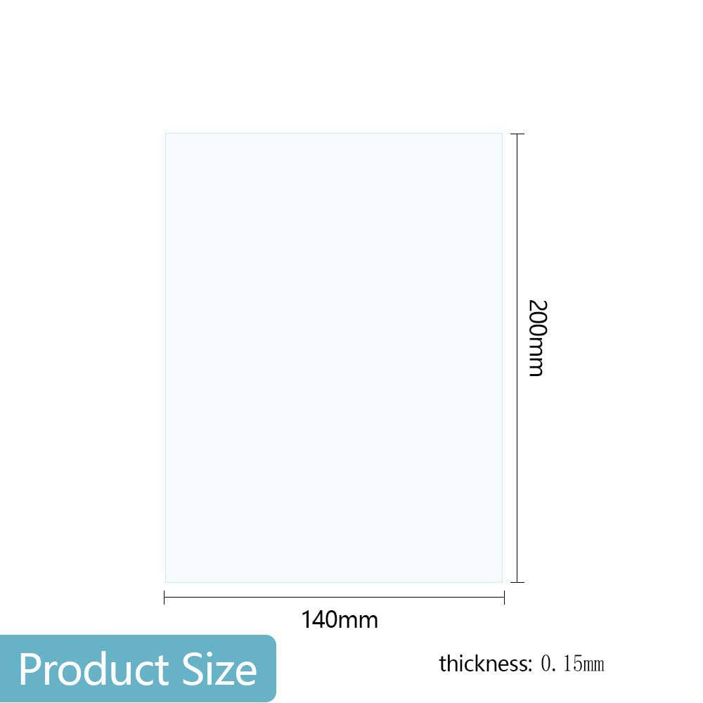 Unitak3D Fep Film Compatible With Photon S Mono For Elegoo Mars 2 Pro Phrozen Uv Dlp Lcd Resin 3D Printers 200X140Mmx0.15Mm Pack