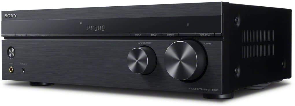 Sony STRDH190 2 ch Home Stereo Receiver with Phono Inputs & Bluetooth Black
