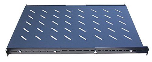 New! 1U Fixed Shelf For Server Rack Cabinets Adjustable From 32'' To 38'' Depth