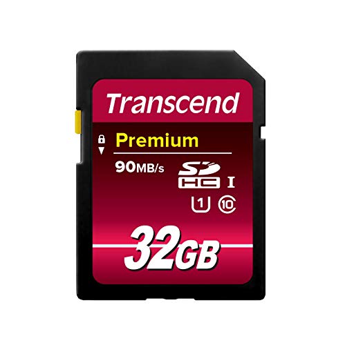 Transcend 32Gb Sdhc Class 10 Uhs 1 Flash Memory Card Up To 60Mb/S (Ts32Gsdu1)