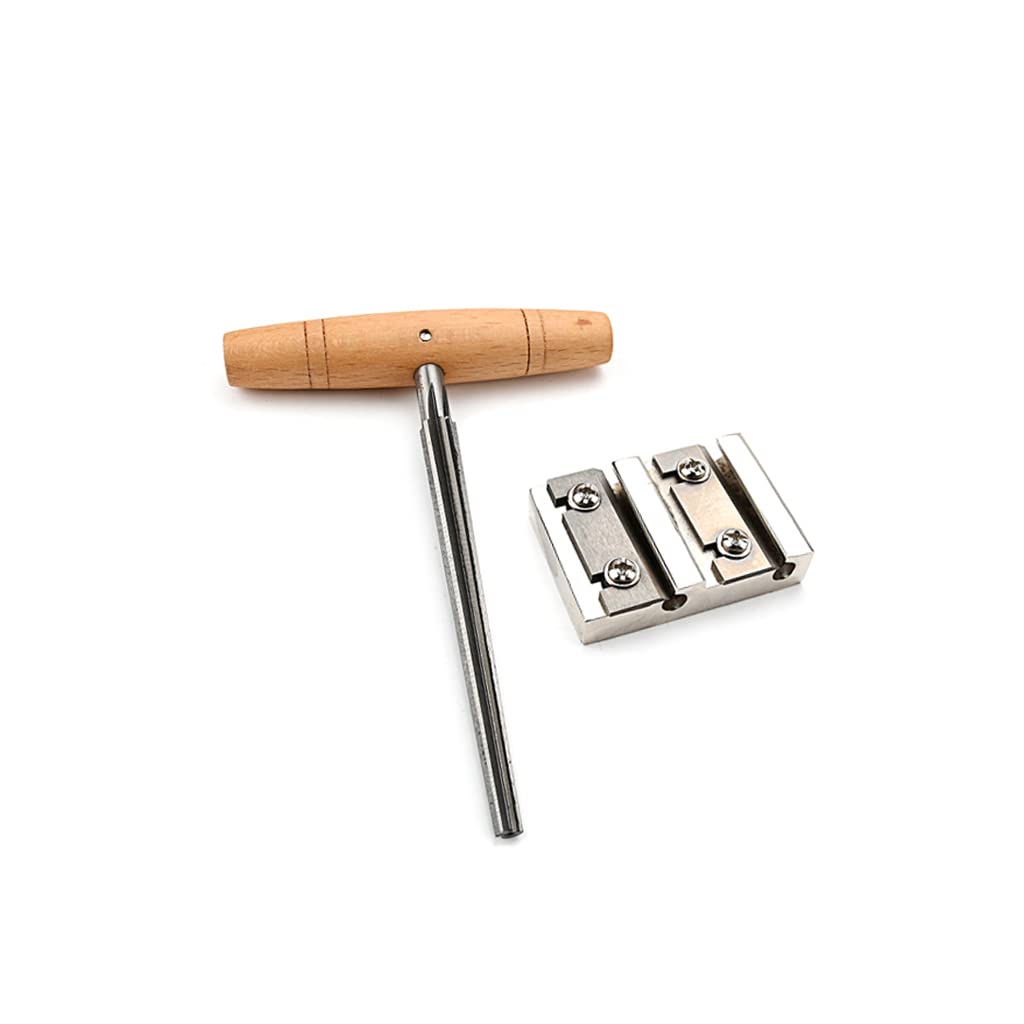 Violin Tuning Peg Reels Shaver & Reamer Set, Enlarged Shaving Tools For 3/4 4/4 Size Violin, Tapered 4 Fluted Pin Hole Reamer