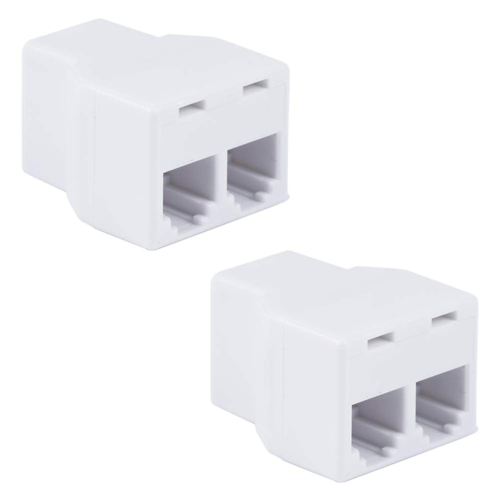 Power Gear Duplex In Line Coupler, 2 Pack, Ideal For Answering Machines, Modems, Fax Machines, Caller Id Displays, Ideal For Hom