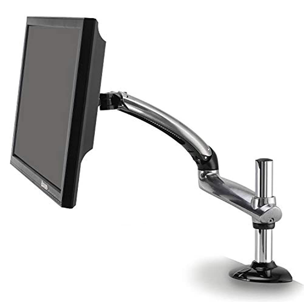 Ergotech Single Freedom Arm, Includes Single Aluminum Articulating Arm, 8.4 17.8 Lbs. Weight Capacity, Suitable For Monitors Up