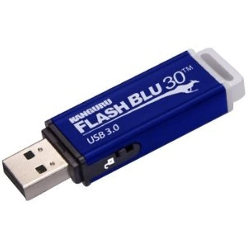 Flashblu30 With Physical Write Protect Switch Superspeed Usb3.0 Flash Drive,Blue