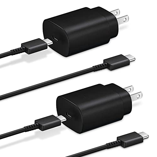 Usb C Charger Fast Charging 25W Fast Charger With Type C To Type C Cable, Android Charger [Pd Pps Compatible] For Galaxy S23/S22