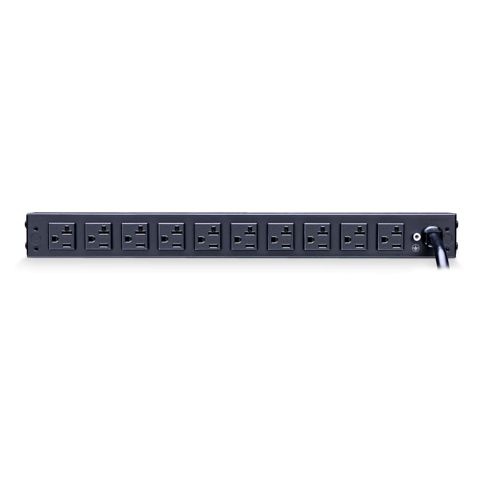 Cyberpower Pdu20M2F10R Metered Pdu, 100 125V/20A, 12 Outlets, 1U Rackmount