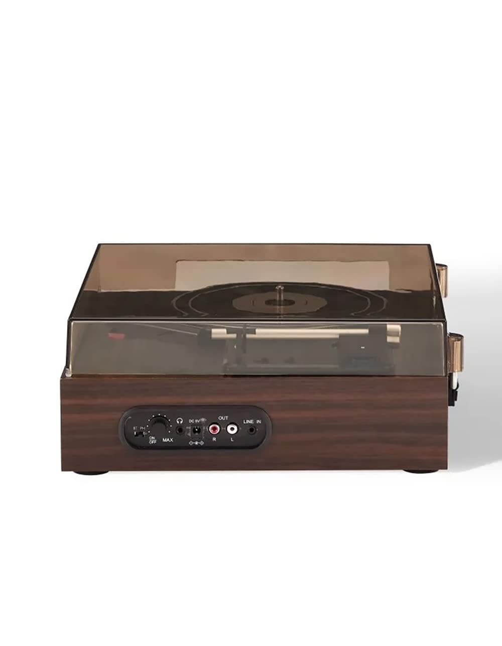 Crosley Cr6042A-Wa Scout 3-Speed Bluetooth Turntable With Built-In Speakers, Walnut