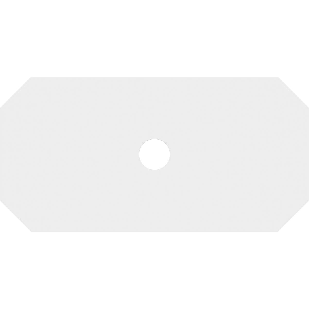 Ekena Millwork Cmp40X20Ed 04000 Emerald Architectural Grade Pvc Contemporary Urethane Ceiling Medallions 40''W X 20''H X 4''Id X