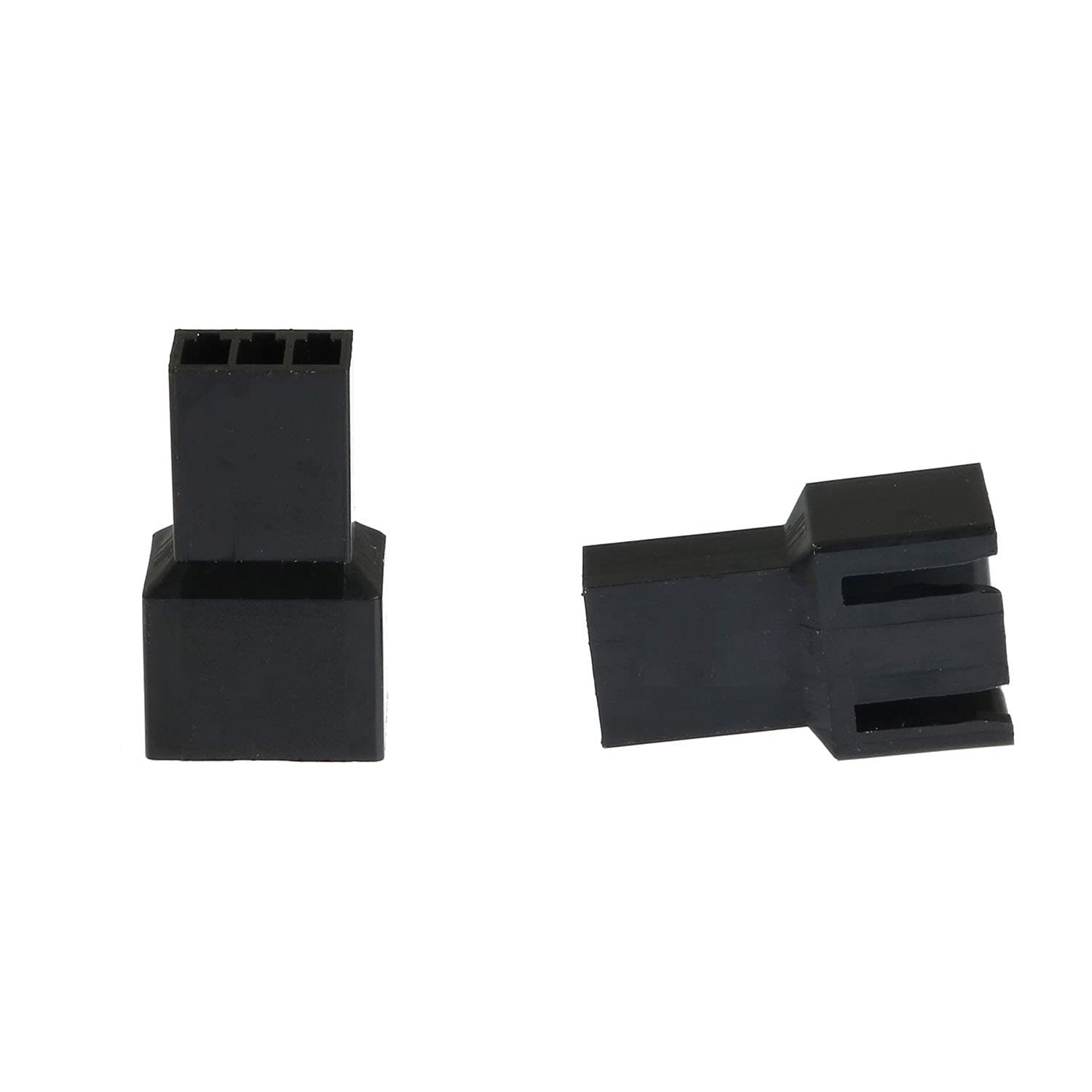 Bairong 5Pcs Male 3 Pin Pc Fan Connector Kit (5Pcs 3Pin Connector Housings + 15Pcs Terminal Crimp Pins) For Desktop