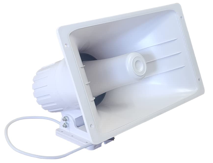 Nippon America Power Horn White 8 Ohm 100W Outdoor Tc 55