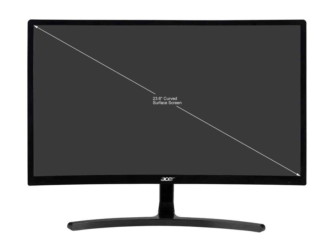 Acer Ed273 Wmidx 27 Full Hd (1920 X 1080) Curved 1800R Va Monitor With Amd Freesync Technology - 4Ms | 75Hz Refresh Rate | Hdmi,