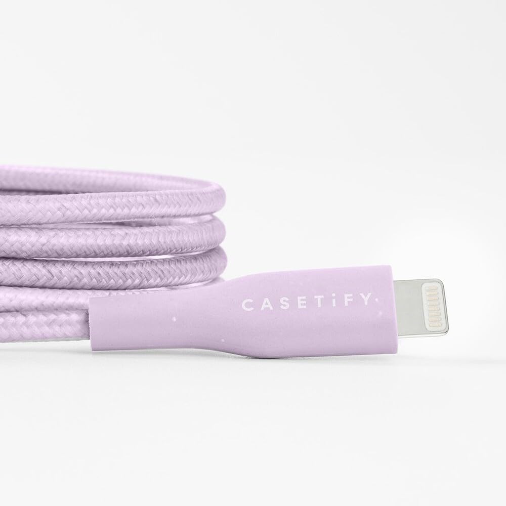 Casetify Powerthru Usb C To Usb C Cable (2M/6.6Ft)   Lavender