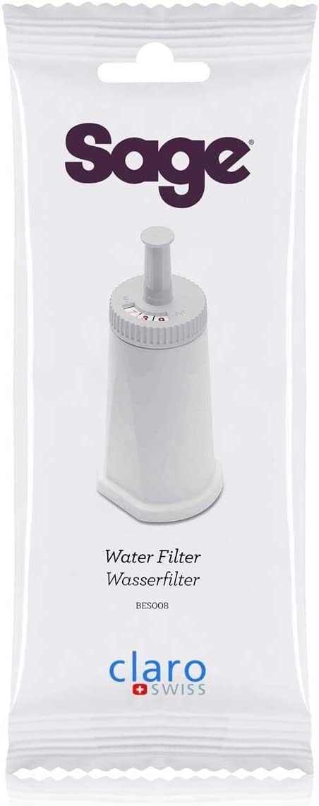 Sage Appliances Bes008 Claroswiss Water Filter, Plastic, White