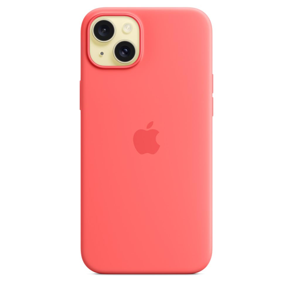 Apple Iphone 15 Plus Silicone Case With Magsafe   Guava