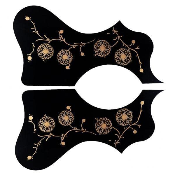 Calandis 3X2Pack 41 Acoustic Guitar Pick Guard AntiScratch Parts Left/Right BlackInch | Pickguards | Guitar Parts | Parts & Access