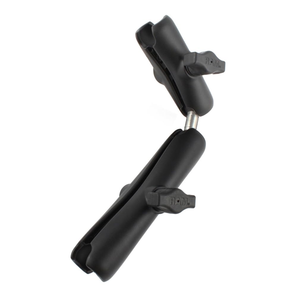 Ram Mounts Double Socket Arm With Dual Extension And Ball Adapter Ram B 201 201U C Compatible With Ram B Size 1'' Components