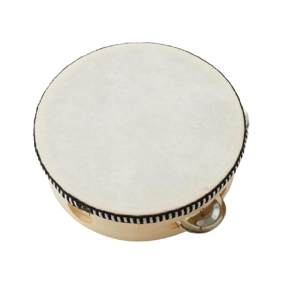 Tambourine Hand Held Drum Single Row Jingles Tambourines with Metal Bells Drum Hand Percussion for Adults Church Party tambourin
