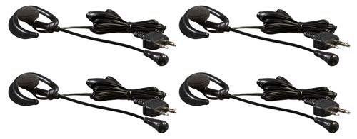 Midland Avp1 Vox Hands Free Microphone Headsets For Midland Handheld Radios   4 Pack