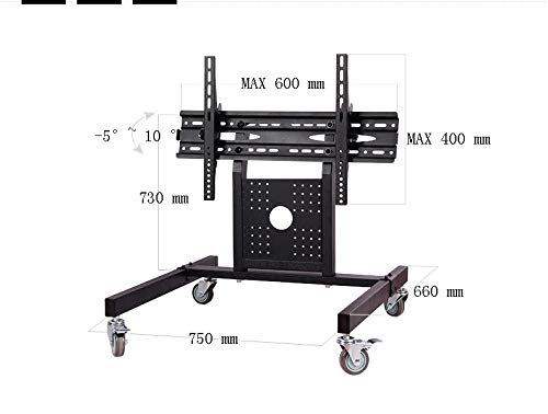 Rolling Tv Mount With Wheel For 32 65 Inch Flat Curved Screen Tv, Led Lcd, 45� Adjustable Viewing Angle,Low Height Mobile Tv Stand, Monitor Floor Stand Cart, Conferences, Exhibitions, Home,Office