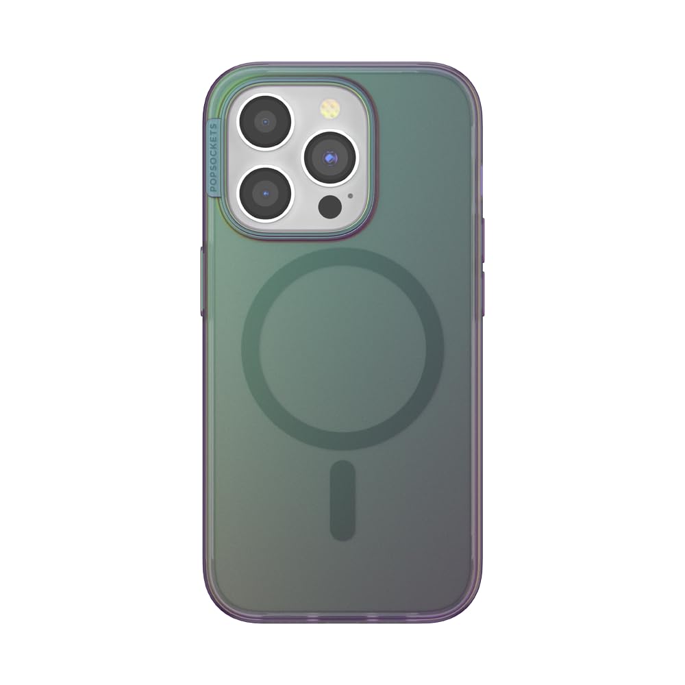 PopSockets iPhone 15 Pro Case Compatible with MagSafe, Phone Case for iPhone 15 Pro, Wireless Charging Compatible, Case Only - N