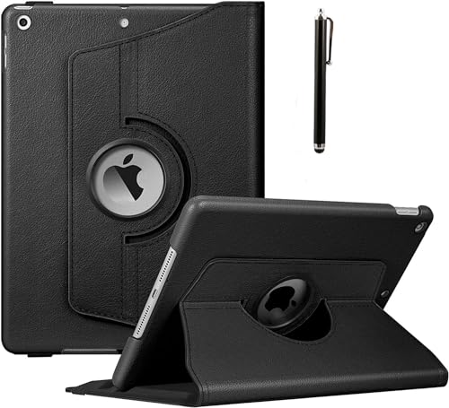 Proelite 360 Rotatable Smart Flip Case Cover For Apple Ipad 9.7 Inch 2018/2017 5Th/6Th Generation Air 1 Air 2 With Stylus Pen, B