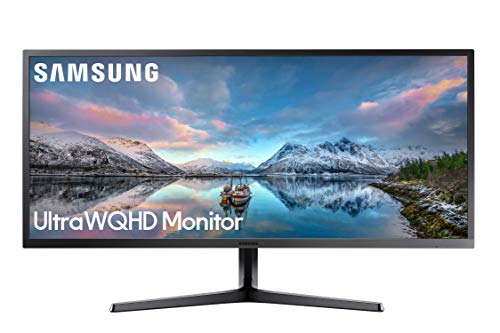 Samsung 34 Inch Sj55W Ultrawide Gaming Monitor (Ls34J550Wqnxza)     75Hz Refresh, Wqhd Computer Monitor, 3440 X 1440P Resolution