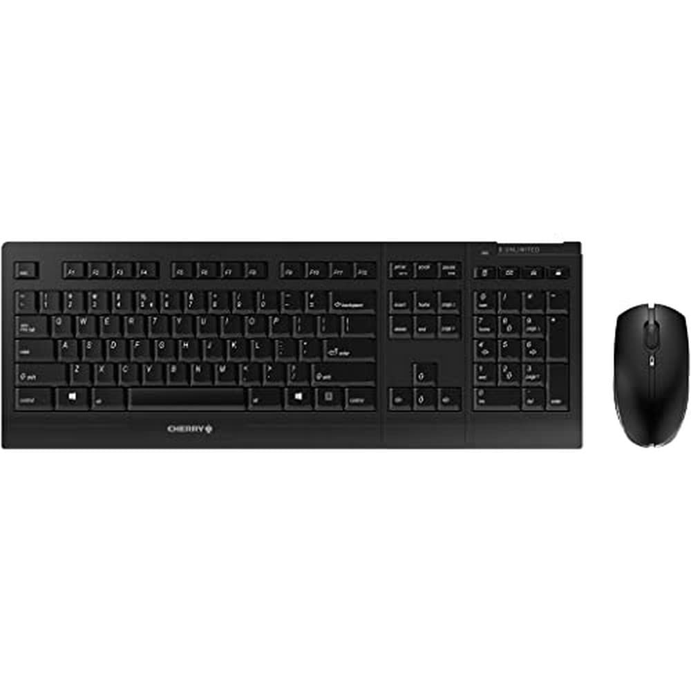Cherry B.Unlimited 3.0   Wireless Keyboard+Mouse   Us Layout   Qwerty Keyboard  Black