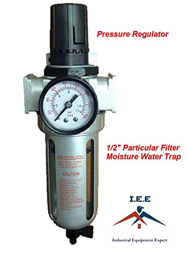 1/2'' Pressure Regulator/Particulate Filter Moisture Water Trap Compressed Air