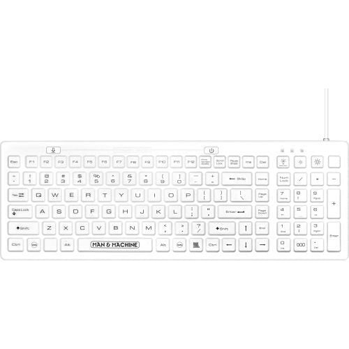 Man & Machine White Dcool Backlight Value Keyboard Dcool/W5